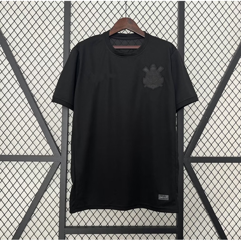 Camisa Corinthians Away II 24/25 Torcedor Maculina - Preta