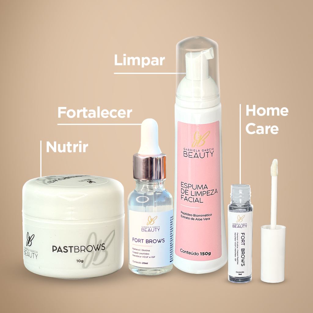 Kit Fort Brows Crescimento de Sobrancelhas - GG Beauty | Shopee Brasil