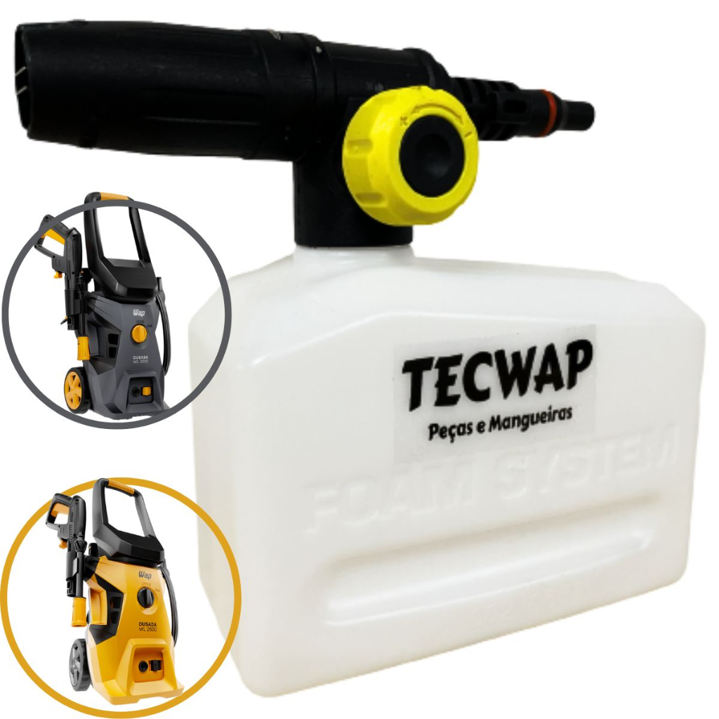 Canhão Espuma Snow Foam Para Lavadora Wap WL 1820 WL 2660 WL 2610