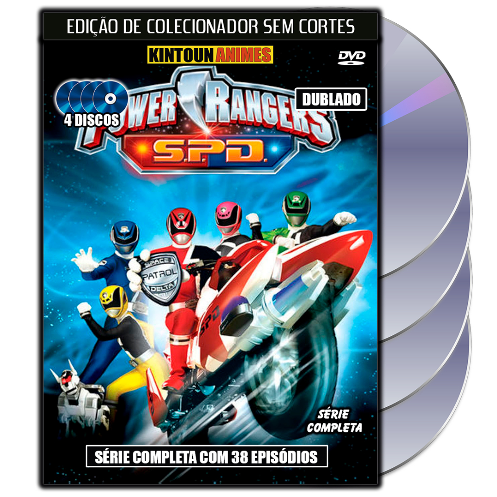 Power Rangers Spd Série Completa E Dublada Em Dvd | Shopee Brasil
