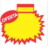 100 unidades SplashSupermercado Placa Duplex 12X15 cm