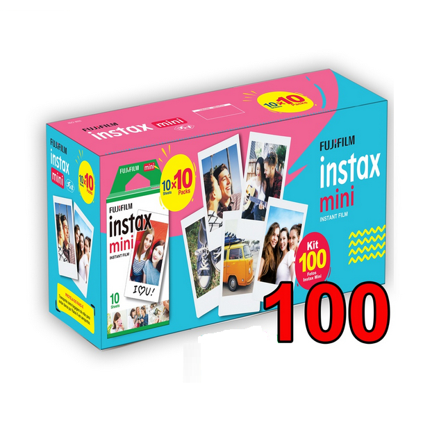 Filme instax mini para as cameras instax 7, 8, 9, 11 e 12 e impressoras instax