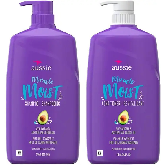 Kit Aussie Shampoo E Condicionador Moist 778ml | Shopee Brasil