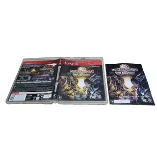 Mortal Kombat Vs Dc Universe do ps3 só a caixa sem o jogo!!!