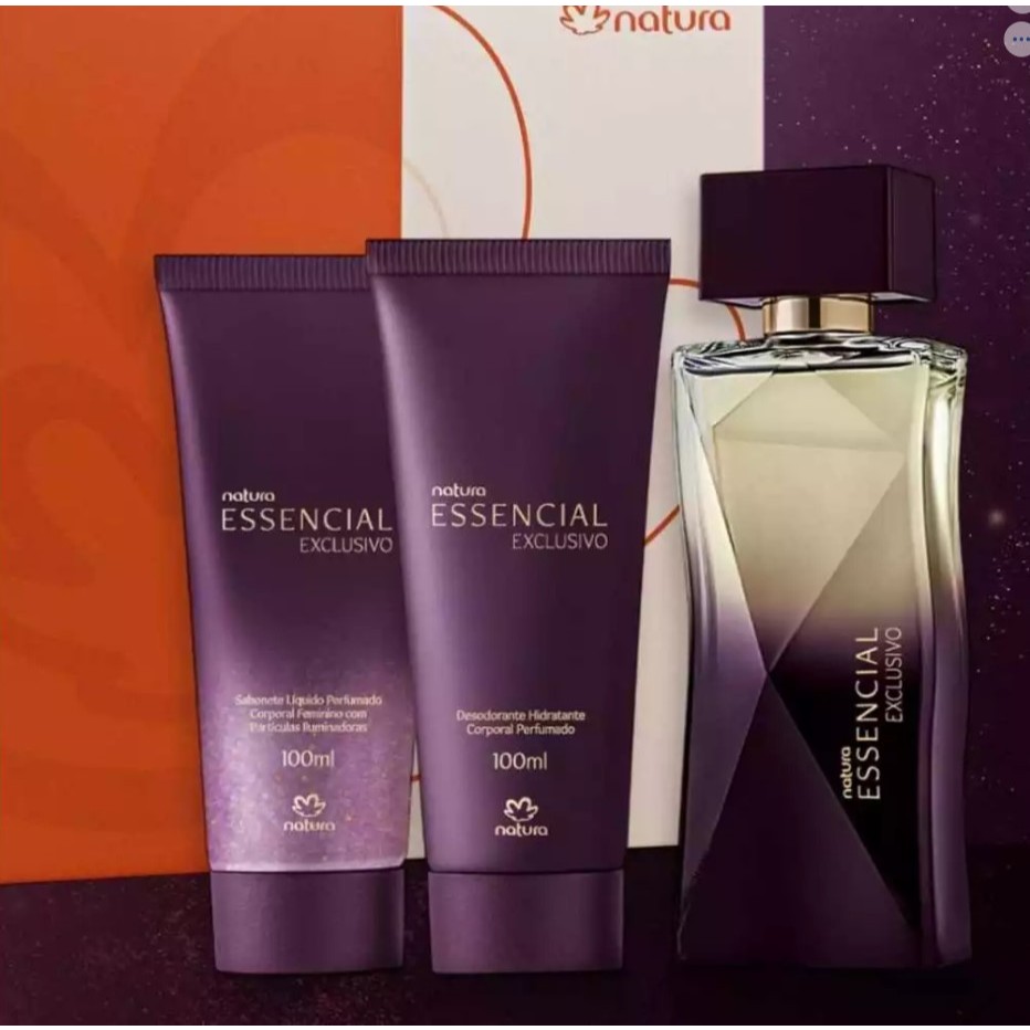 Natura Essencial Exclusivo 香水 ボディクリーム NATURA ESSENCIAL EXCLUSIVO DEO PARFUM FEMININO100ml+1 DESODORANTE
