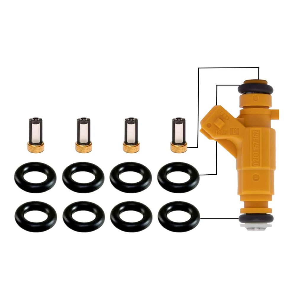 Kit Reparo Bico Injetor Fiesta Ka 1.5 16v, Focus Fiesta 1.6 16v Sigma Flex 2014/... 0280157162