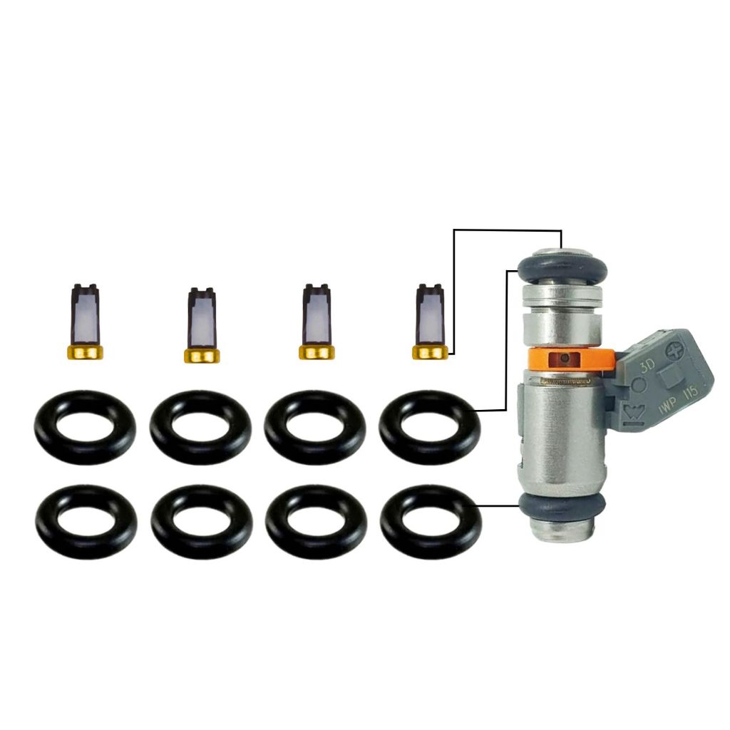 Kit Reparo Bico Injetor Gol Saveiro 1.6 1.8 AP Flex IWP115 | Shopee Brasil