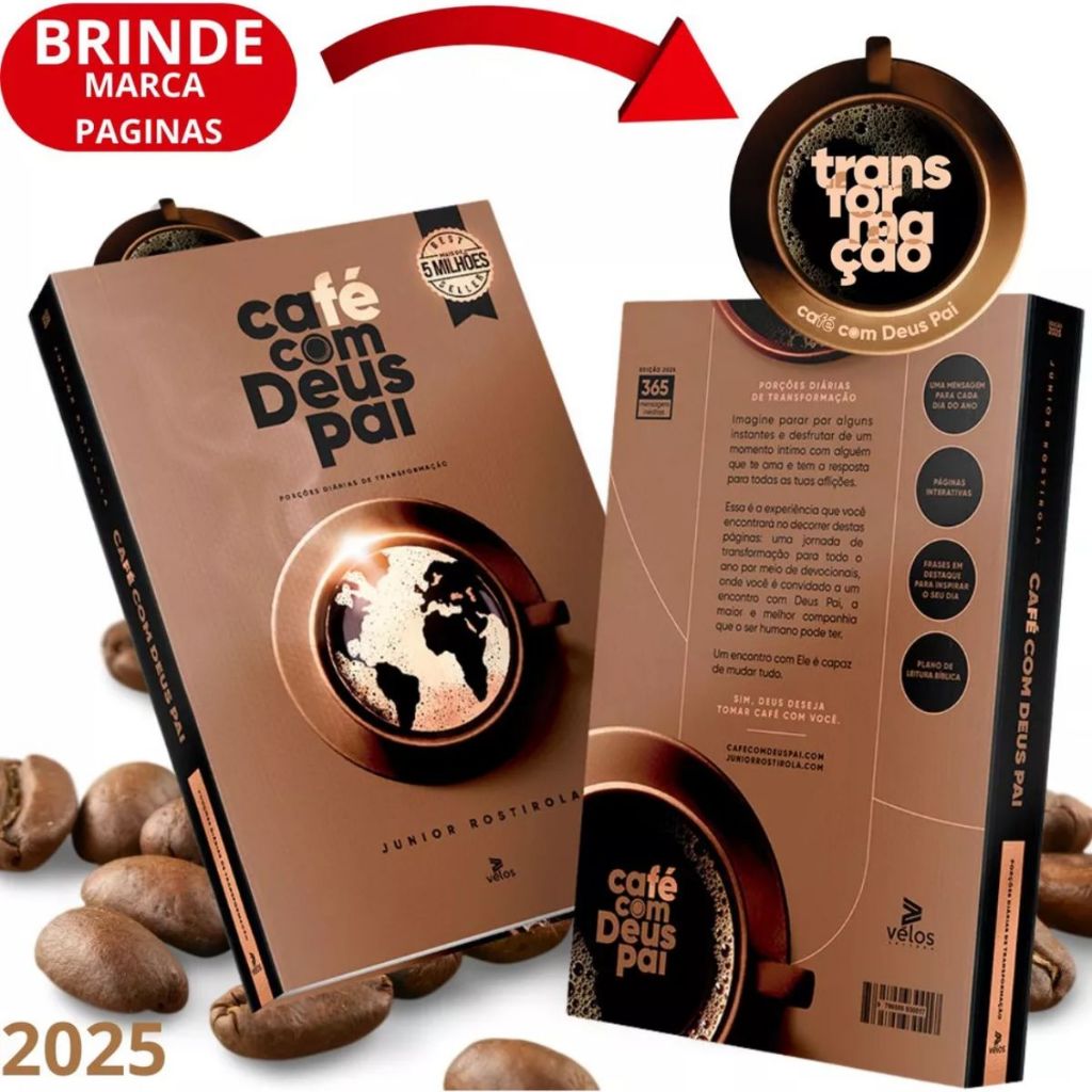 Devocional Café Com Deus Pai 2025 | Porções Diárias De Transformação | Junior Rostirola