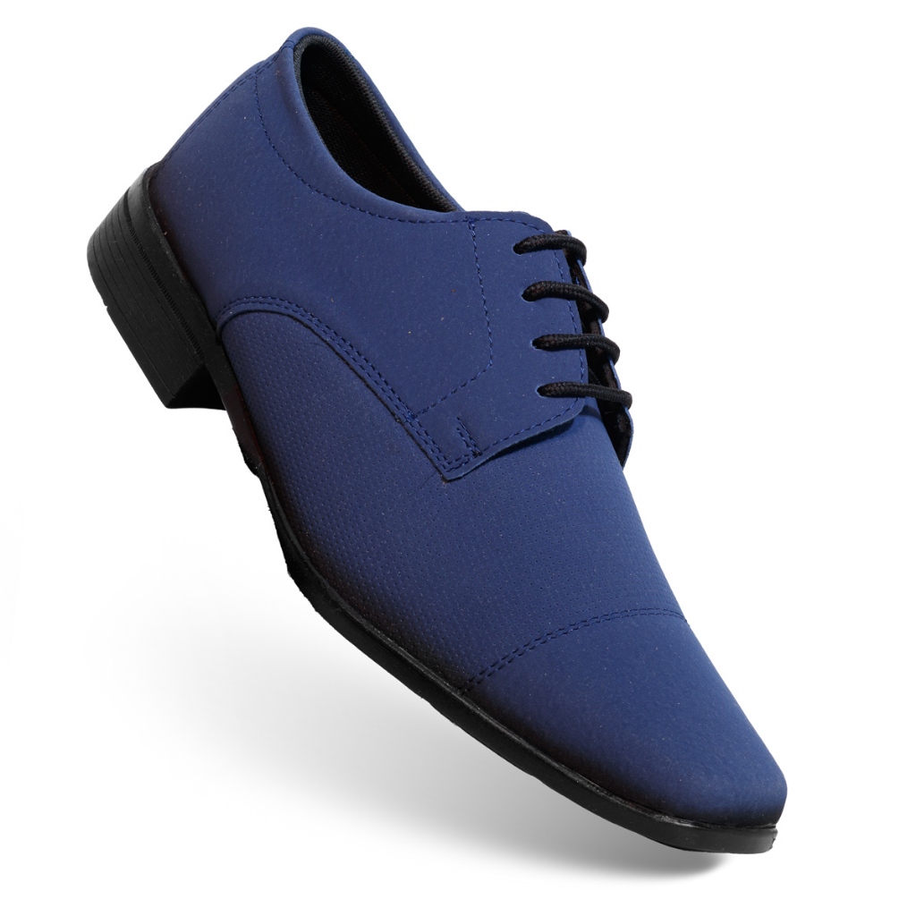 Sapato Social Azul Marinho Masculino Recife 1011 | Shopee Brasil