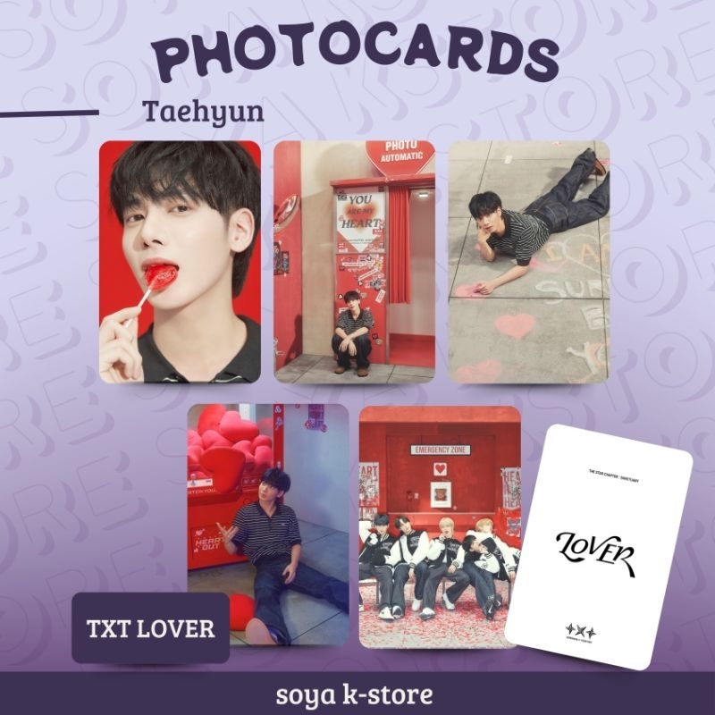 PHOTOCARDS TXT SANCTUARY LOVER - TOMORROW BY TOGETHER - MOA