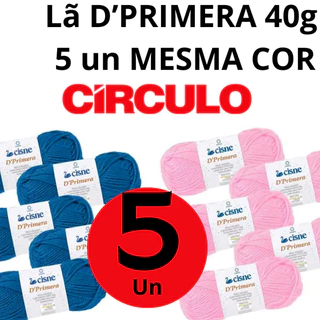 KIT 5 UNIDADES Lã Cisne D'Primera 40g