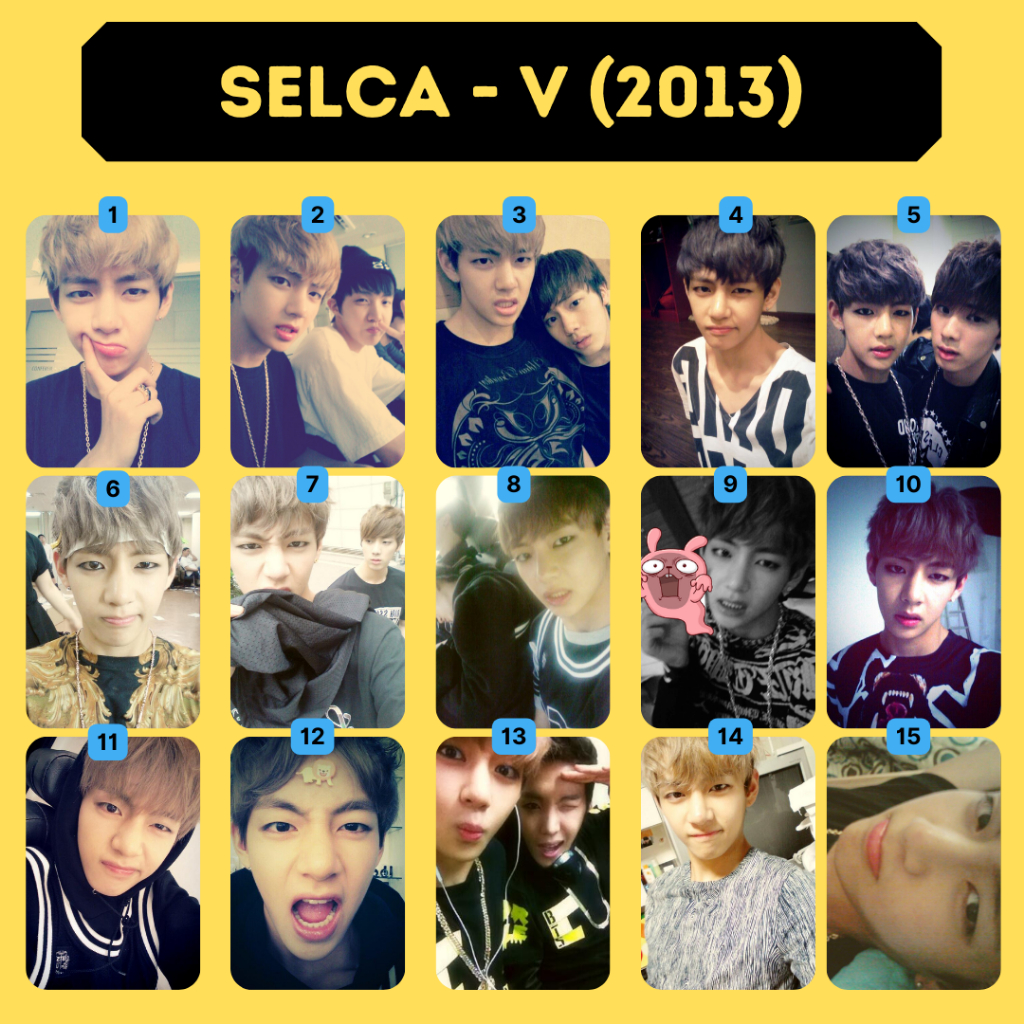 Photocards BTS V (Taehyung) Selca (2013) | Shopee Brasil