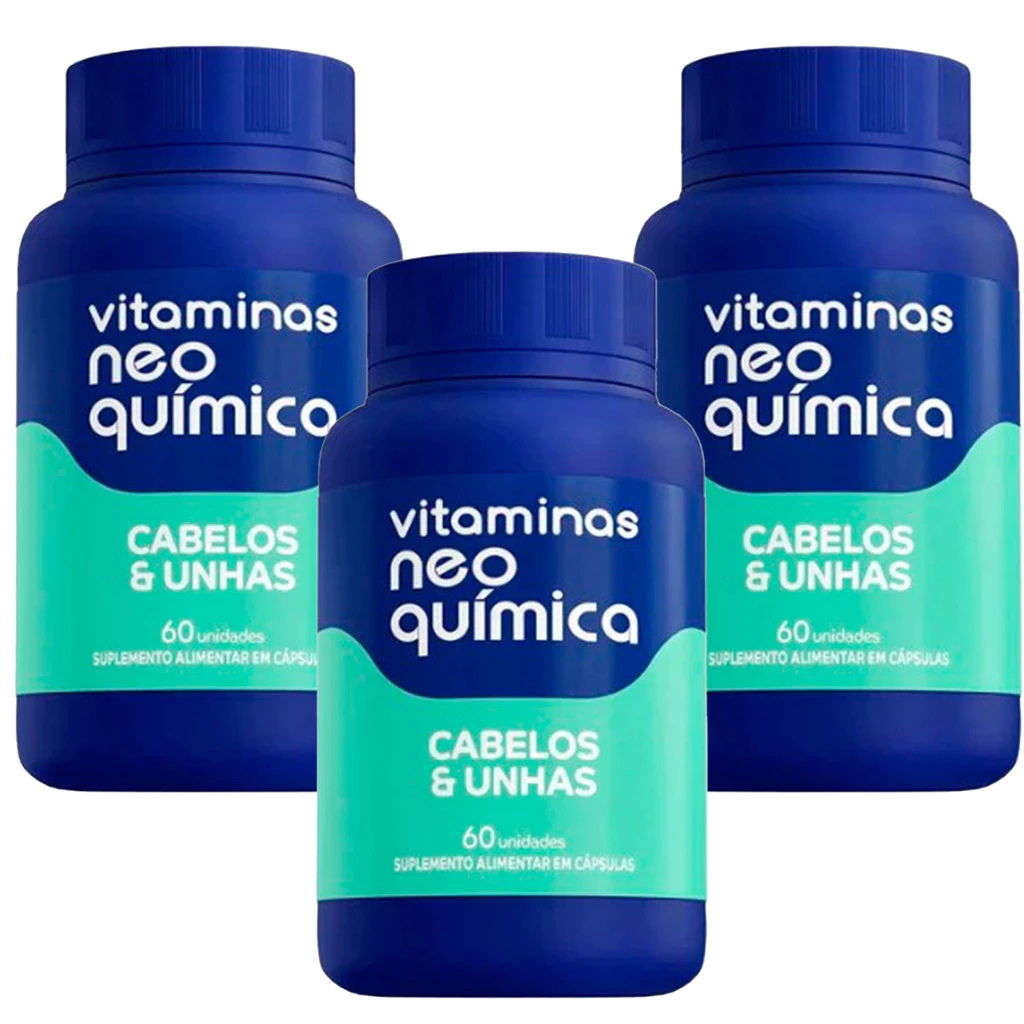 Vitamina Cabelos e Unhas - 60 Cápsulas - Neo Química | Shopee Brasil
