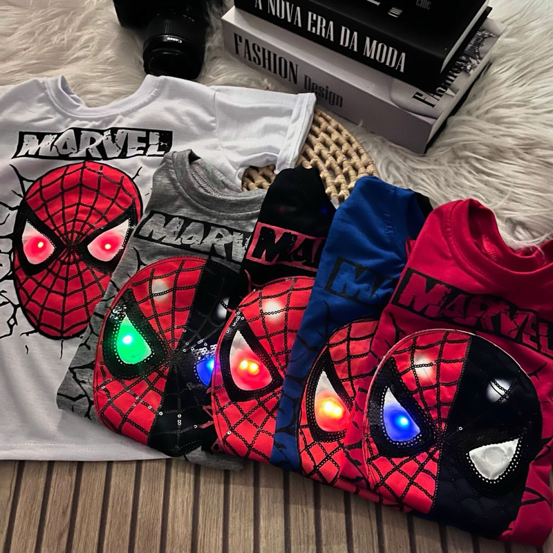 CAMISETA COM SUPERPODER 🕷️