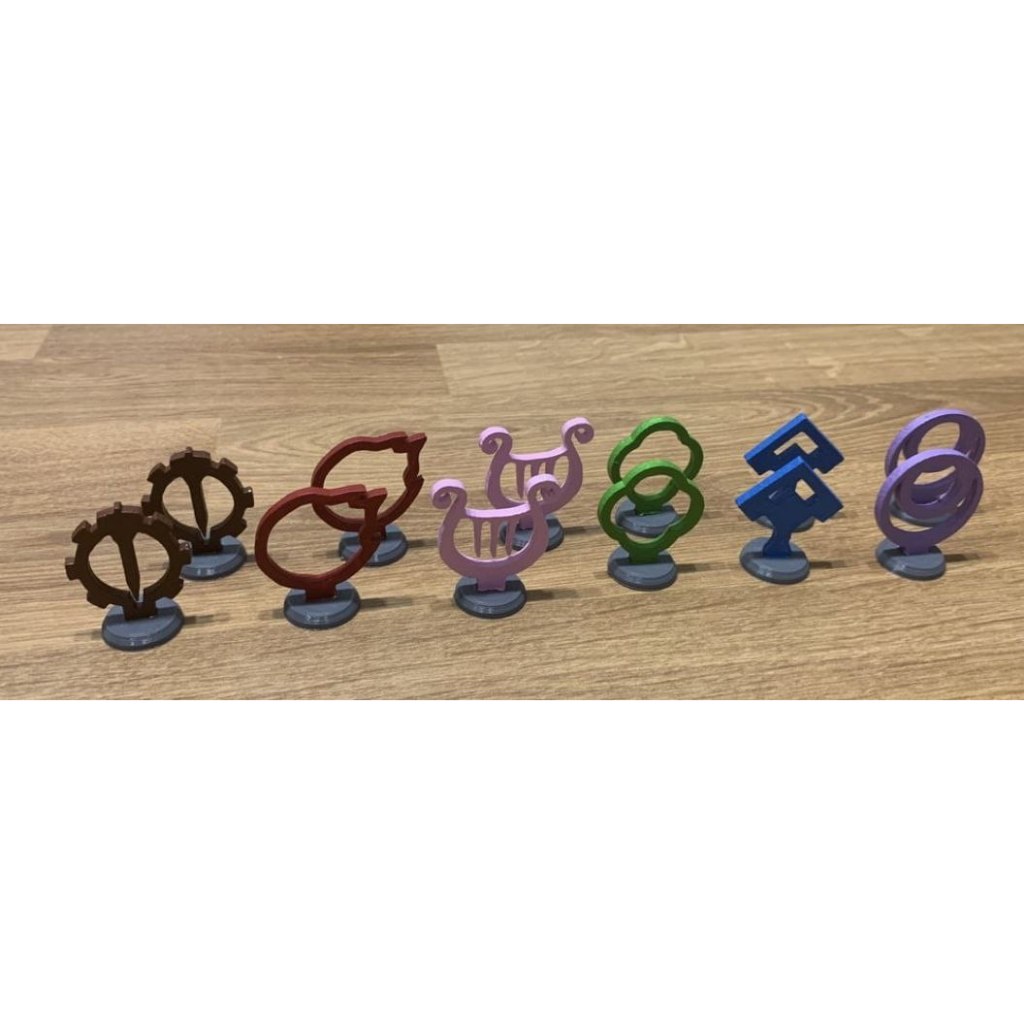 Altered - Tokens Personagens - Fichas ou Stands - Esculturas 3D ...