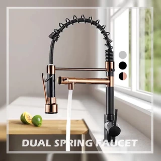 Torneira Cozinha Gourmet de Bancada Monocomando Cromado Com Spray Flexível Misturador