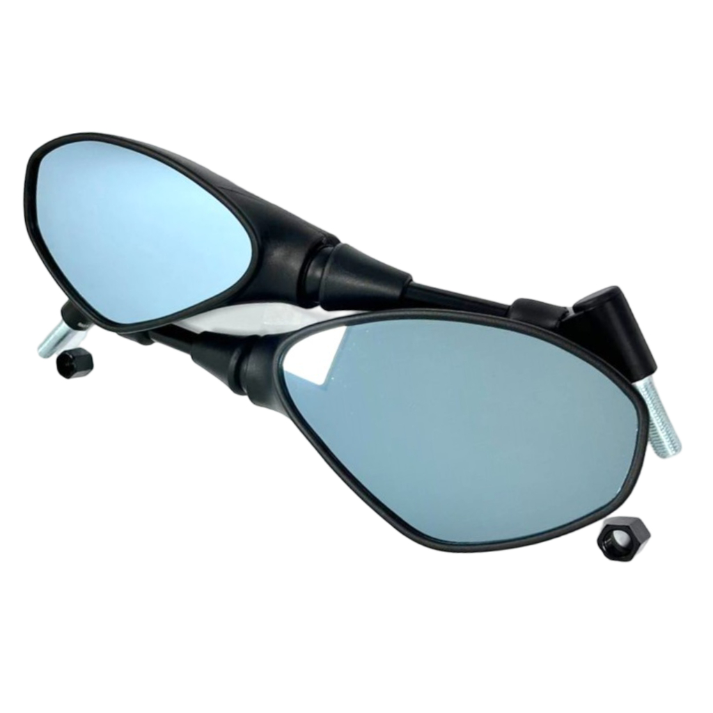 Retrovisor BMW Esportivo Haste Longa Lente Azul KRM