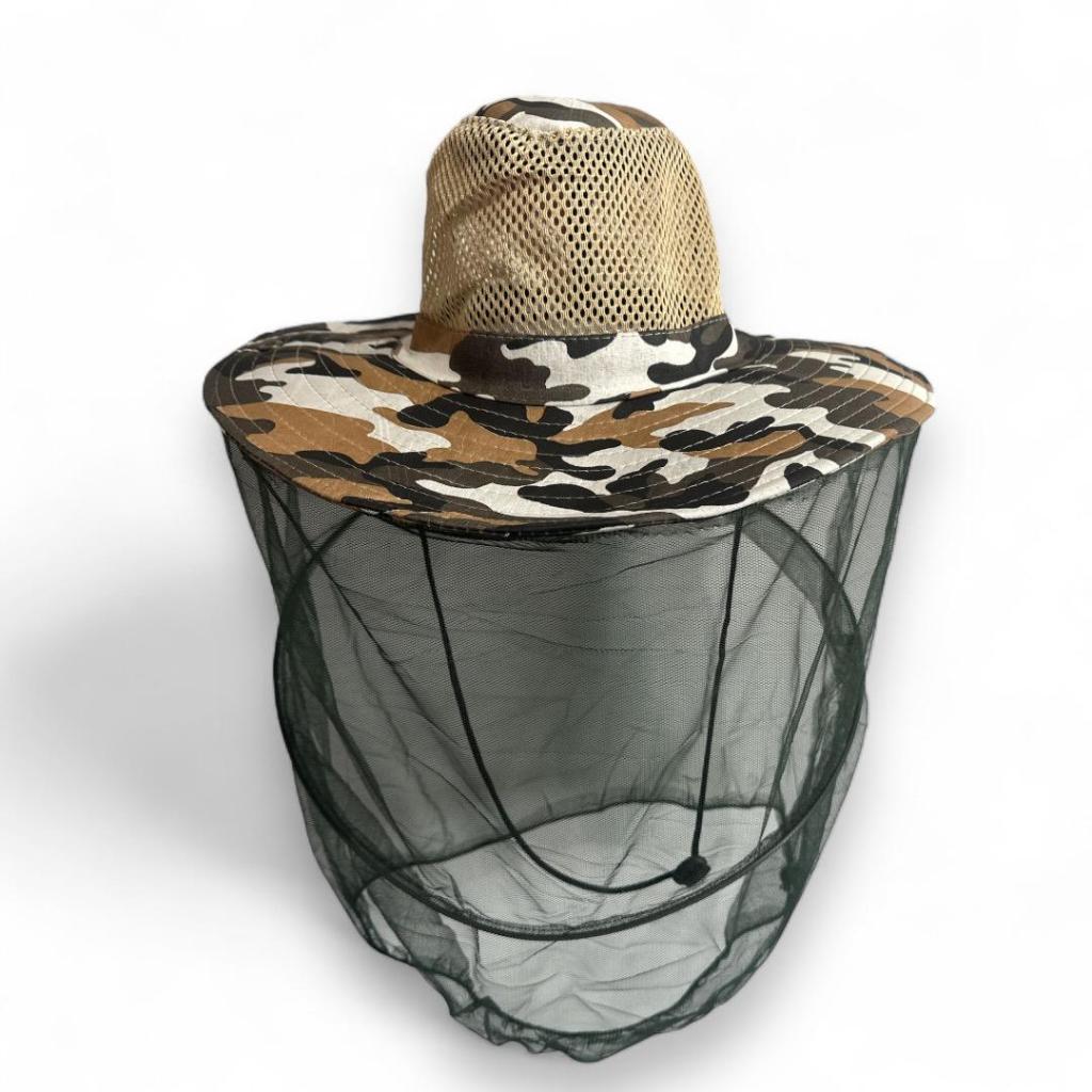 Chapéu Mosquiteiro Para Pesca Proteção Camping Trilha Pescaria Esporte Apicultura chapeu com mosquiteiro