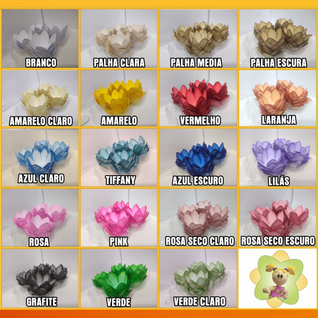 Kit 120 Forminhas Para Doces - Lírio