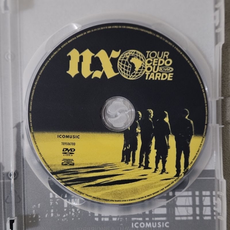 DVD Nx Zero - Tour Cedo ou Tarde Ao Vivo (Show Completo) | Shopee