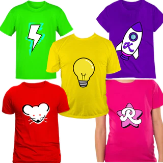 Camiseta Emilly Vick Katlen Void Leozin Robson Rato 100% Algodão Presente Personalizado Infantil Juvenil
