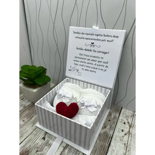 Caixa cartonada para anunciar a gravidez ao papai em Oferta na Shopee