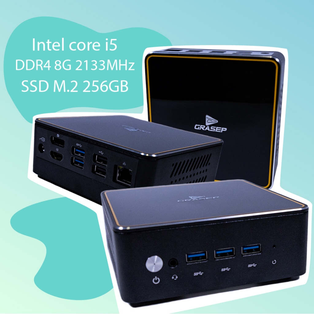 Mini Computador Portátil PC Processador Intel i5-6200U 2.8Ghz
