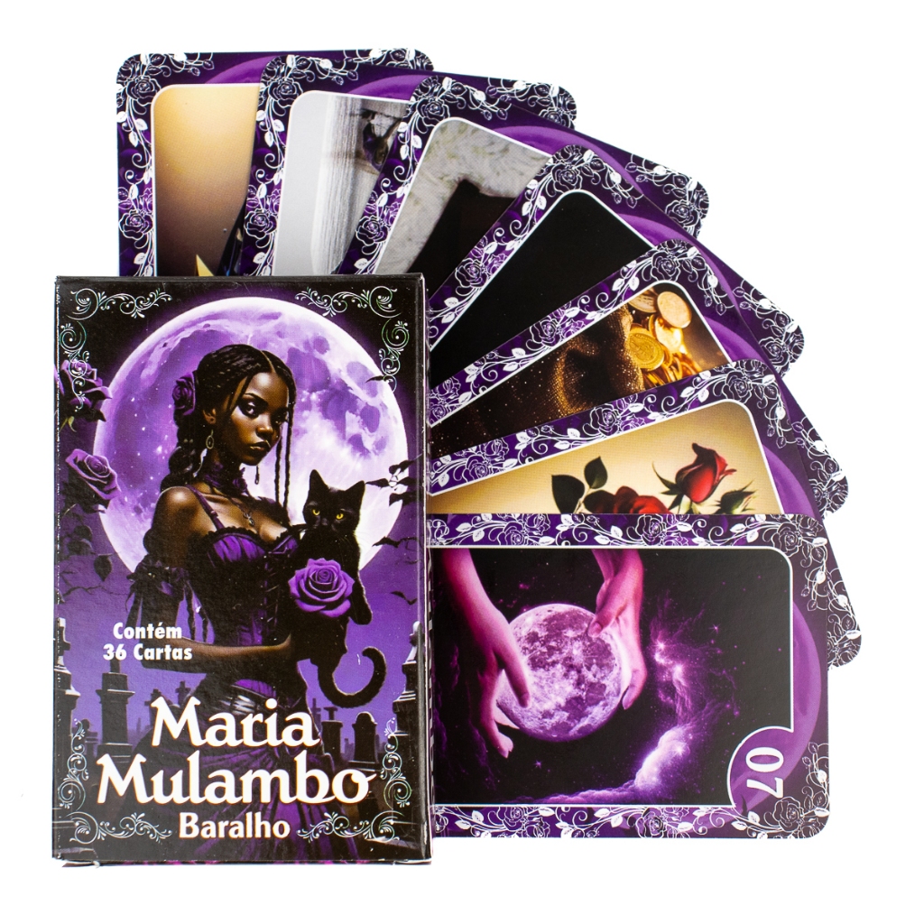 Baralho Maria Mulambo 36 Cartas Com Manual | Shopee Brasil