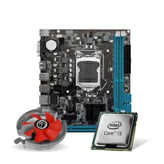 Kit Pl Mãe H61 + Processador I3 2100 + Cooler
