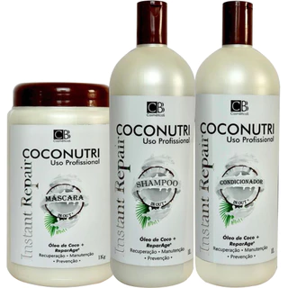 KIT CAPILAR HIDRATAÇÃO DE COCO CBB COSMÉTICOS COCONUTRI