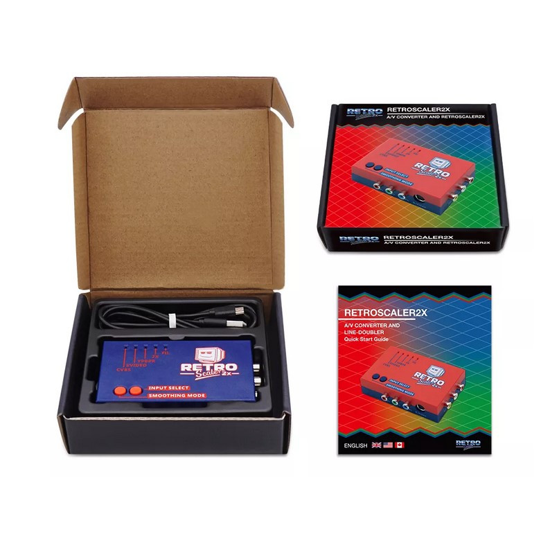 Retro Scaler 2x Conversor Hdmi rca componente retroscaler - Para Conssoles em NTSC