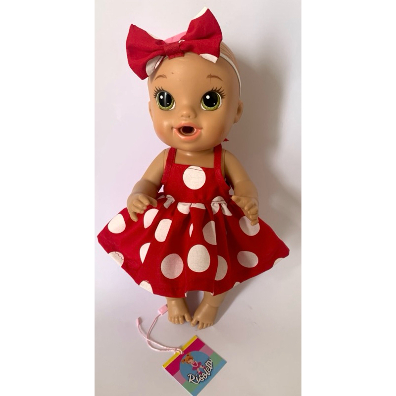 VESTIDO BABY ALIVE 28cm e Similar/ roupas vários modelos Shopee