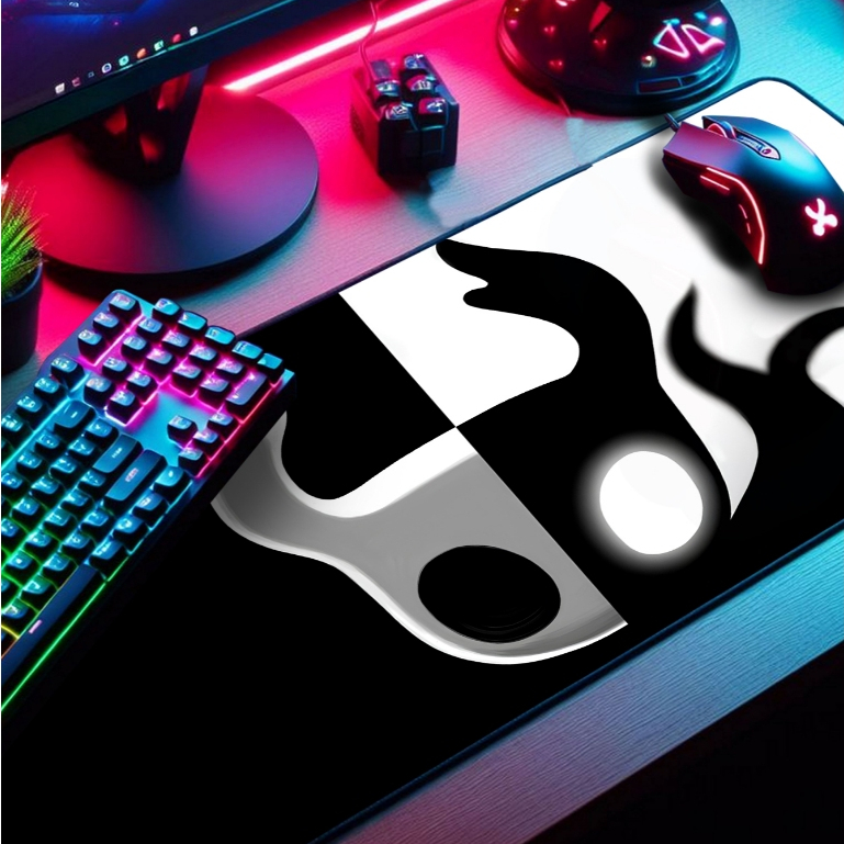 Mouse Pad Gamer p/ Desktop Borda Costurada Estampas Indie Game