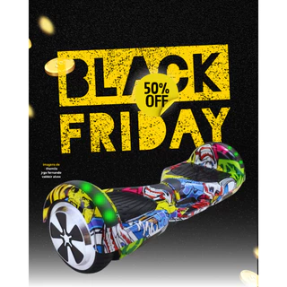 Hoverboard Overboard Infantil Skate Elétrico 6.5" Led Bluetooth Bateria De Grande Capacidade Endurance Forte