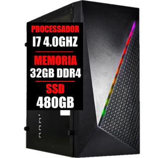 Pc Gamer Intel Core I7 6 Geração 4.0Ghz / 32gb Ram Ddr4 / Ssd 480gb