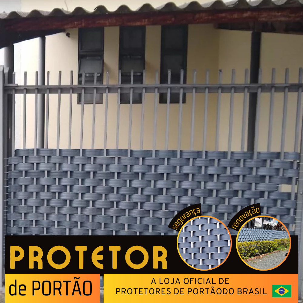 Protetor de Portão Varias Cores (Tam: 50, 25 ou 10m de comp X 7 cm de altura)