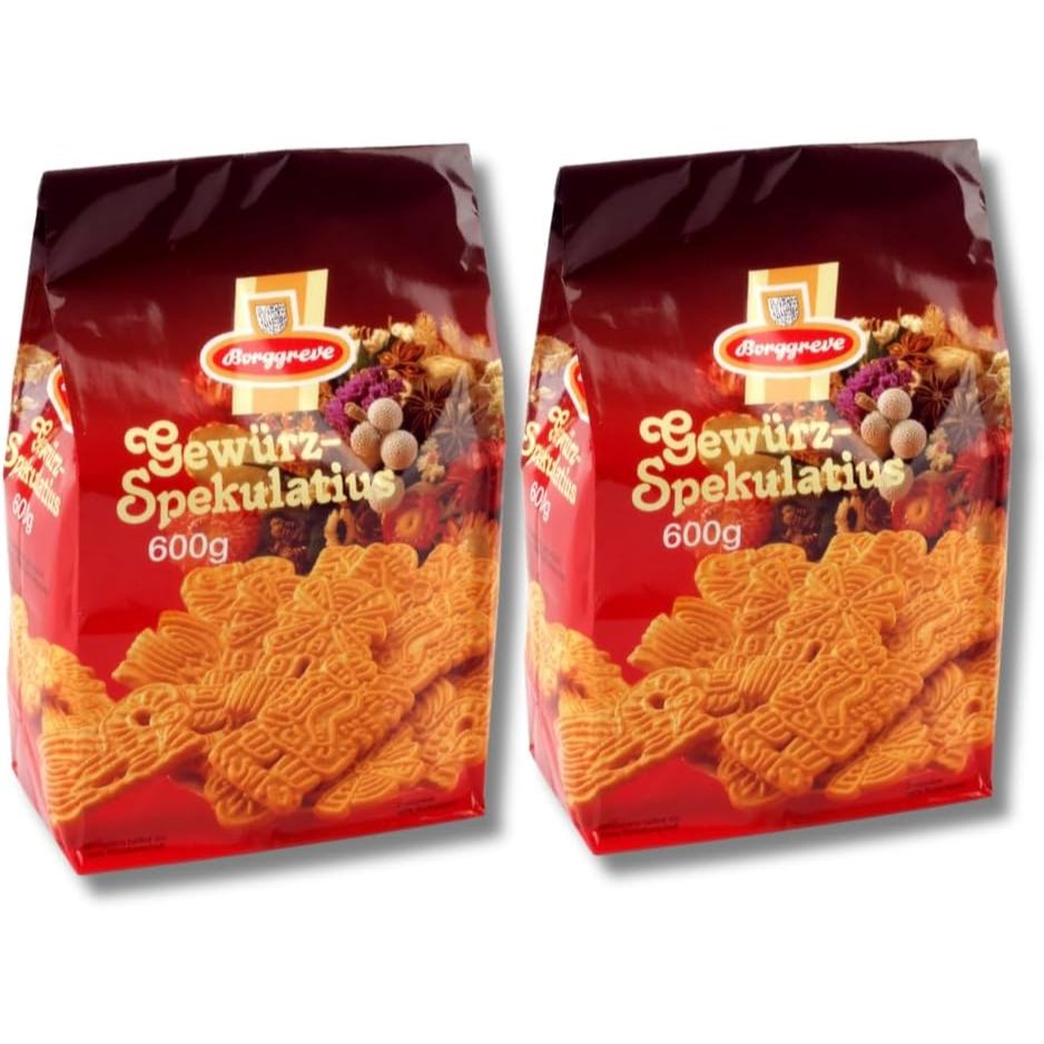 Biscoitos Spekulatius Com Especiarias 600g Borggreve ( 2 X 600g ...