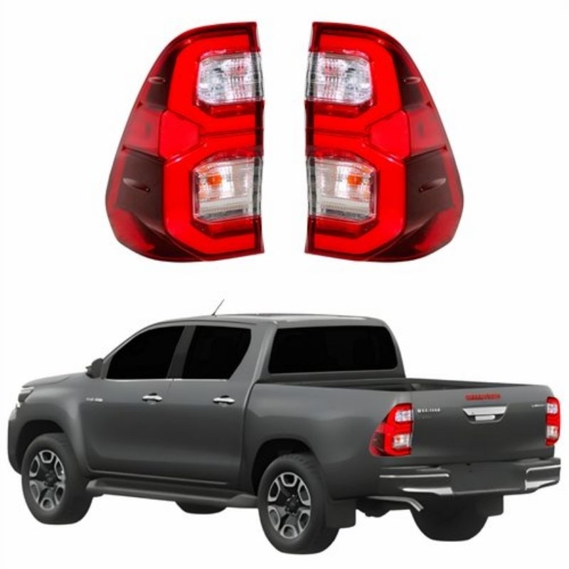 Lanterna Traseira Toyota Hilux Srv 2021 2022 2023 Com Led | Shopee Brasil