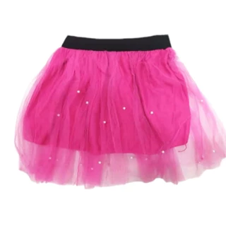 Saia De Tule perola Infantil Carnaval Festa Fantasia 30cm cy3375（ cor enviada aleatoriamente）