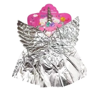 Fantasia unicornio Infantil Saia Carnaval Festa cy-3395（cor enviada aleatoriamente）
