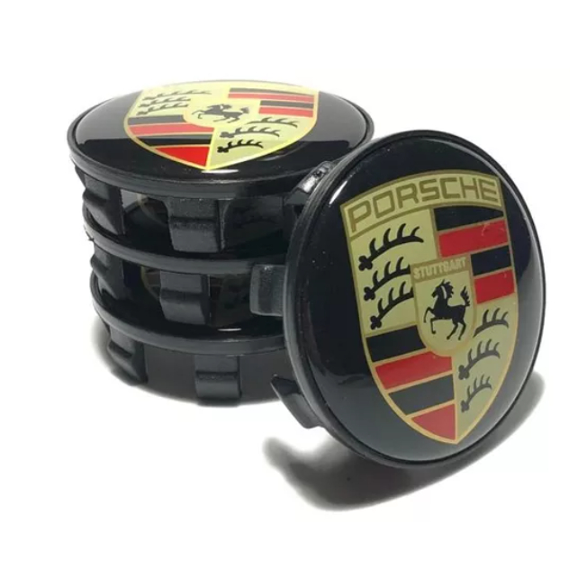 Kit 4 Center Cap De Roda 60mm X 58mm C/ E Porsche | Shopee Brasil