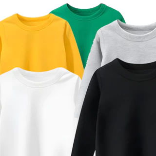 BLUSA LISA MANGA LONGA INFANTIL