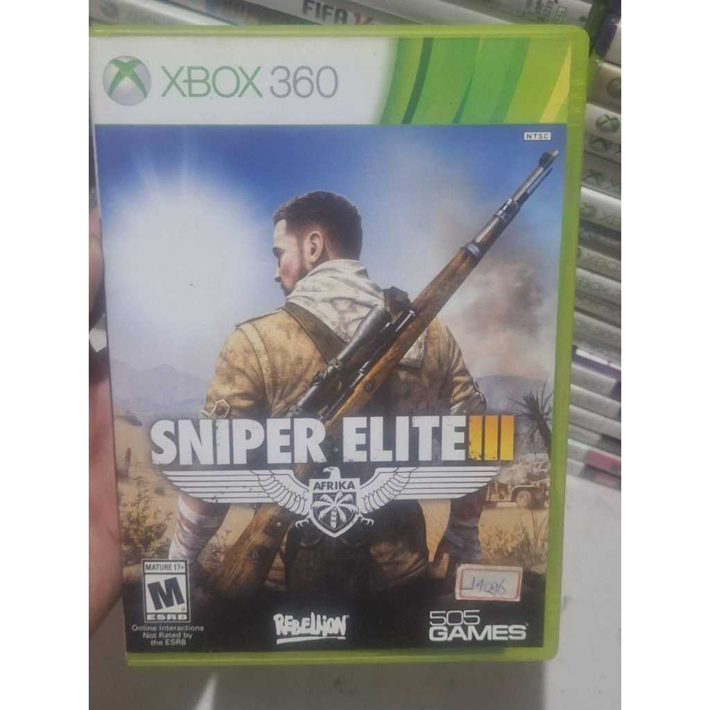 sniper elite 3 xbox 360 midia fisica cd original para xbox bloqueado ...