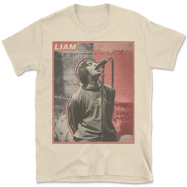 Camiseta Vintage Unissex Liam Gallagher Oasis B193 | Shopee Brasil