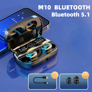 Fone M10 De Ouvido bluetooth 5.1 Sem Fio tws Estéreo Com Pod Carregador Power Bank em Oferta na Shopee
