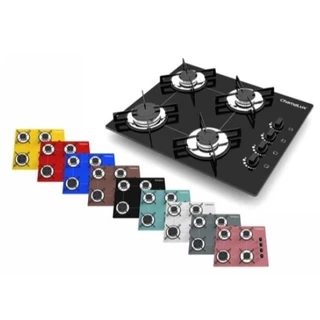 Fogão Cooktop Automático Chamalux 4 Bocas Ultra Chama Bivolt Classe A