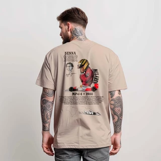 Camiseta Camisa Tributo Mclaren Senna Camisa Masculina Diverse Estilos Manfinity 100% T-Shirt