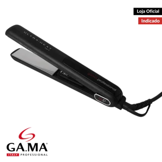 Prancha Chapinha de Cabelo Profissional Gama Italy BivolG-Evo IHT Silk Chrome Titanium Ultra Heat