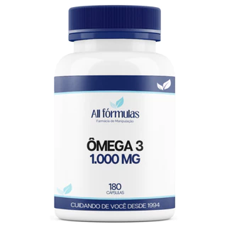 Ômega 3 - 1.000 Mg - 180 Cápsulas Oleosas