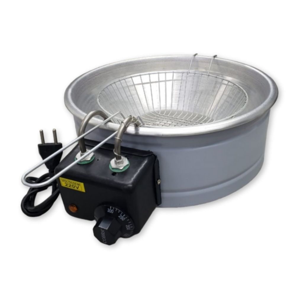 Fritadeira Elétrica Óleo Tacho 5 Litros Inox Profissional